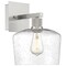 Access Lighting Port Nine Chardonnay, Chardonnay LED Wall Sconce, Brushed Steel Finish, Seeded Glass 63144LEDDLP-BS/SDG - alternate 1